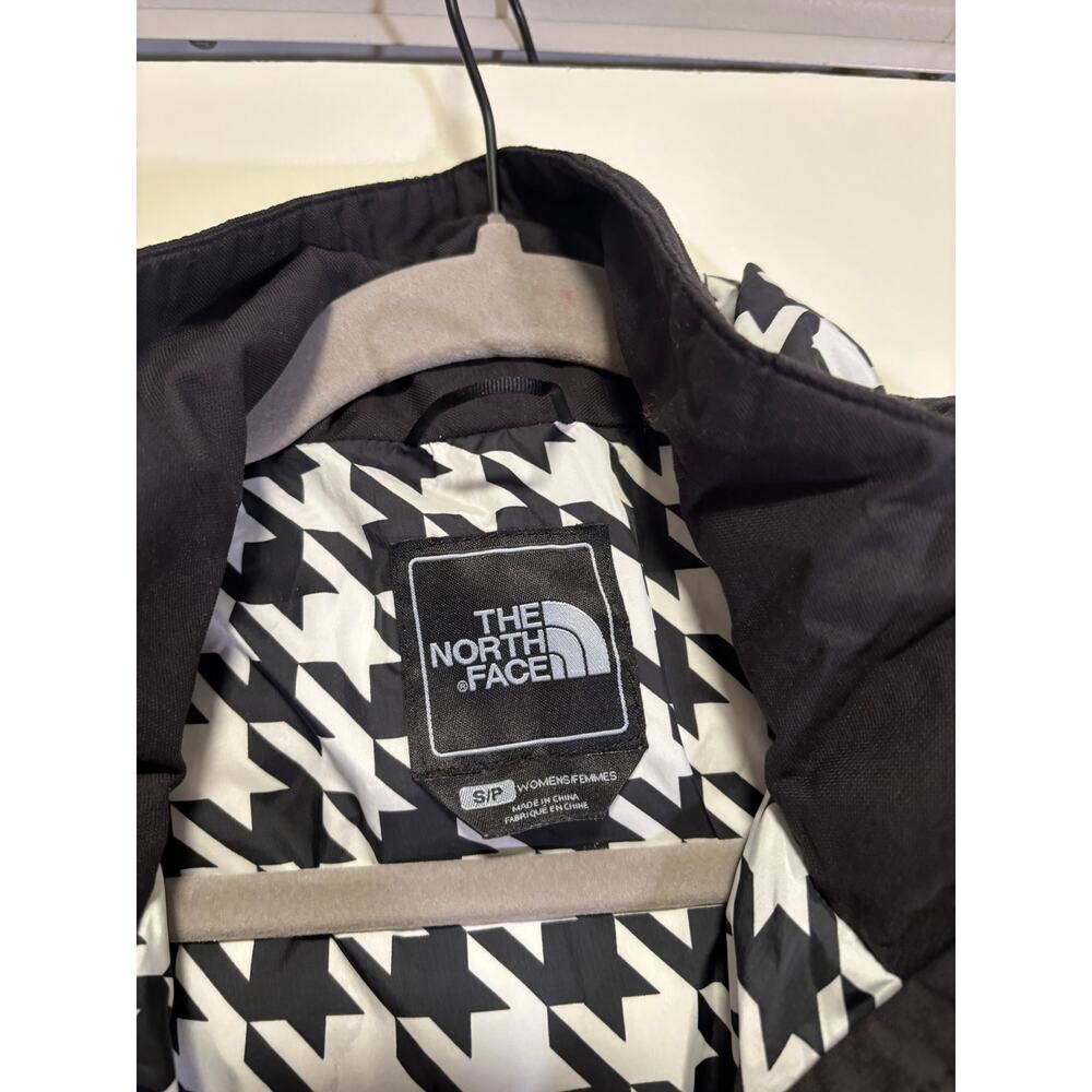 The North Face Women's HyVent Ski Jacket Black Houndstooth Small - Picture 4 of 8